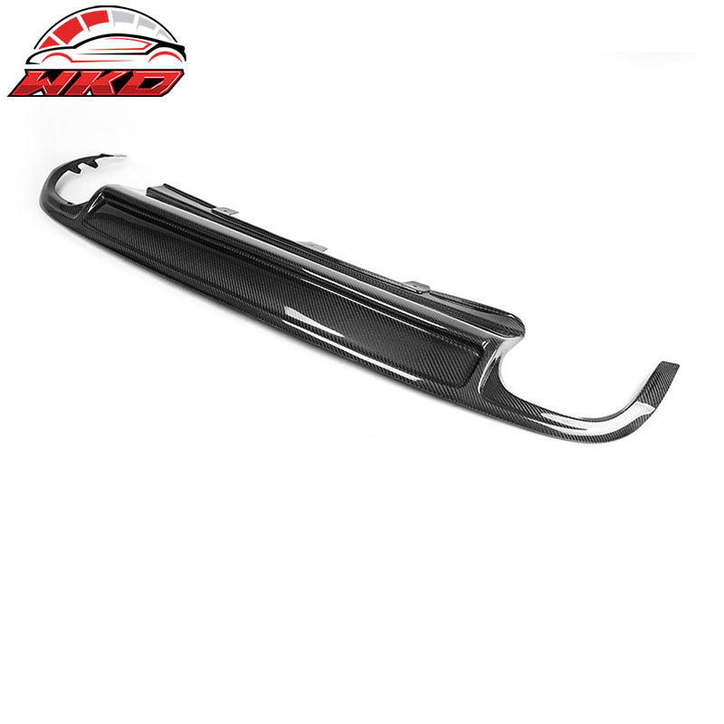 Wholesale 09-12 Audi A4 B8 Sedan S4 Style Matte Carbon Fiber Rear Bumper Lip Diffuser - Wikond Auto