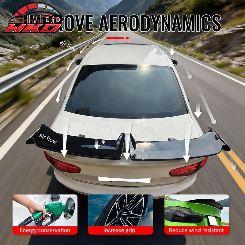 Wholesale For 17-24 Audi A4 S4 Sedan 54" PRO Style Rear Trunk Spoiler Wing Matte Black ABS - Wikond Auto