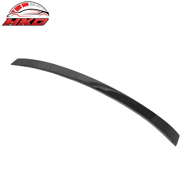 Fits 09-16 Audi A4 B8 Sedan 4-Door ABT Style 3PCS Trunk Spoiler Carbon Fiber CF
