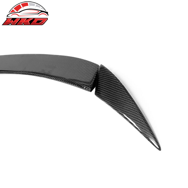 Fits 09-16 Audi A4 B8 Sedan 4-Door ABT Style 3PCS Trunk Spoiler Carbon Fiber CF