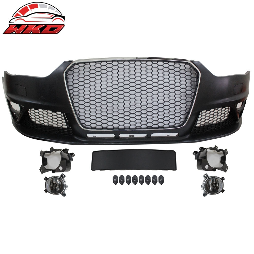 Wholesale 13-16 Audi A4 S4 RS4 Front Bumper Cover Conversion Replacement No PDC Grill