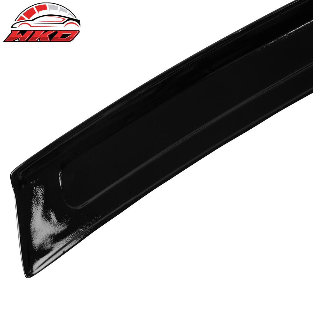 Fits 02-05 Audi A4 B6 Sedan ABT Style Rear Trunk Spoiler Lip Painted #LY9B Black