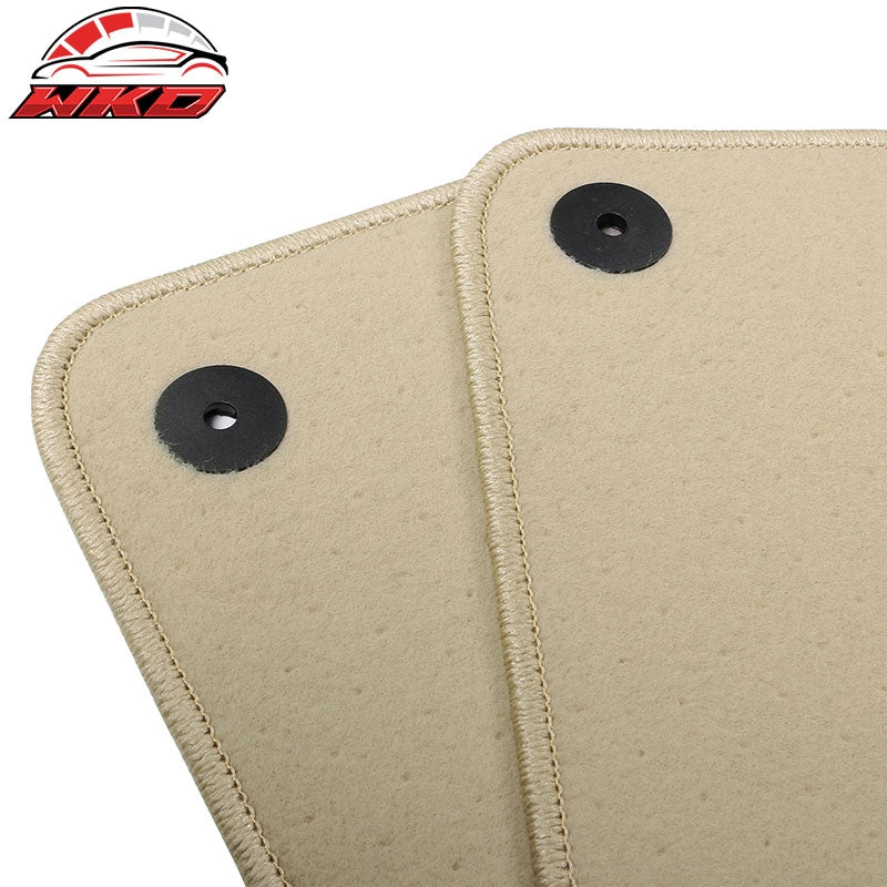 For 18-24 Audi A5 S5 RS5 Sportback Front Rear Floor Mat Liner Carpet Nylon Beige