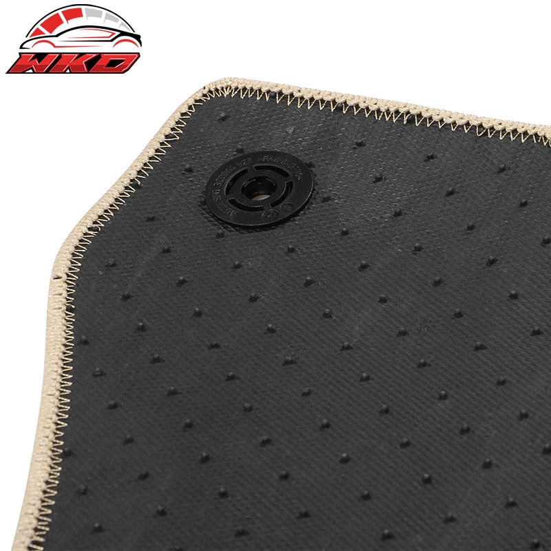 For 18-24 Audi A5 S5 RS5 Sportback Front Rear Floor Mat Liner Carpet Nylon Beige
