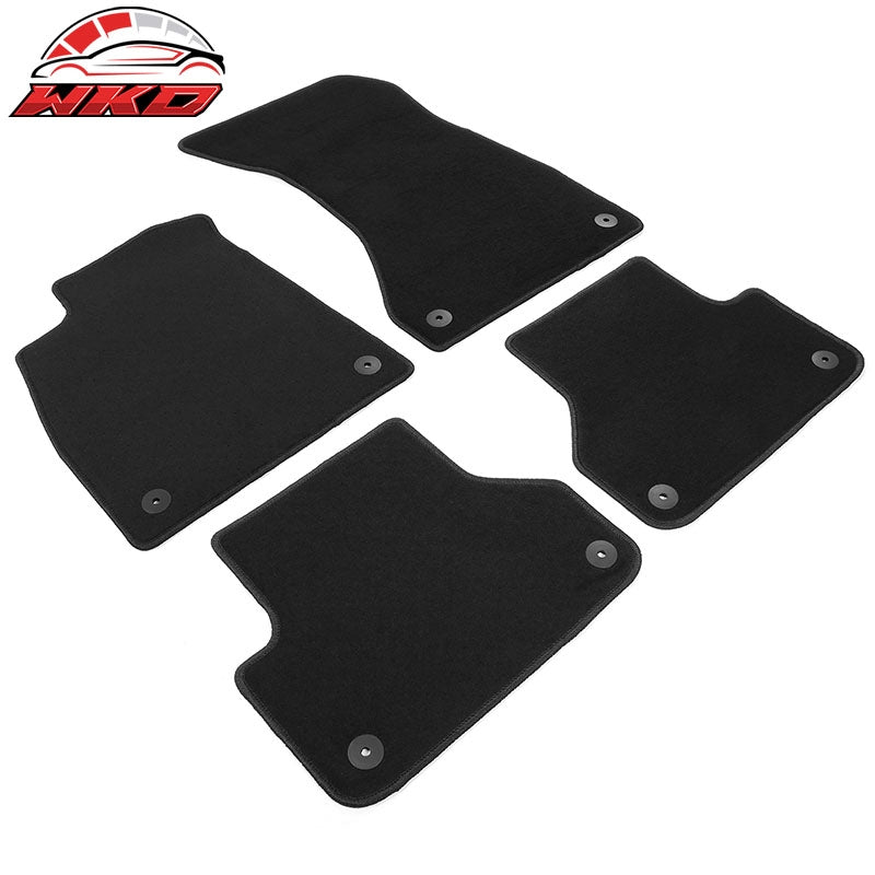Fit 18-24 Audi A5 RS5 S5 Sportback Nylon Floor Mat Liner Black Front Rear Carpet