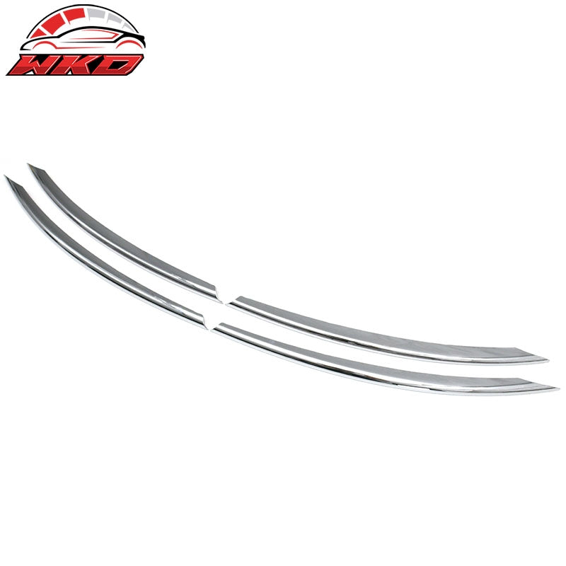Fits 2012-2015 Audi A6 Chrome Front Bumper Fog Lights Garnish Trims 4PCS Set