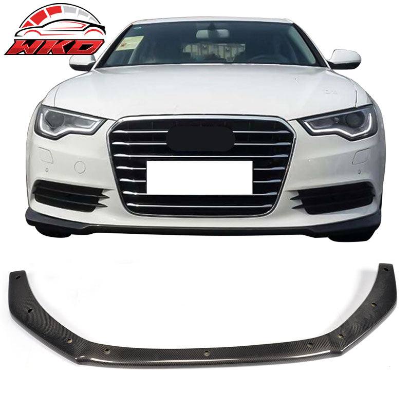 Wholesale 12-15 Audi A6 C7 4DR Facelift JC Style Front Bumper Lip Matte Carbon Fiber - Wikond Auto