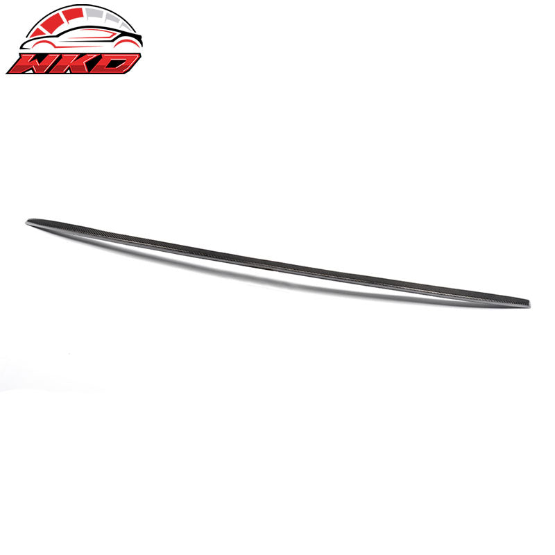 Fits 12-17 Audi A6 C7 Sedan S6 Style Rear Trunk Spoiler Wing Lip Carbon Fiber CF