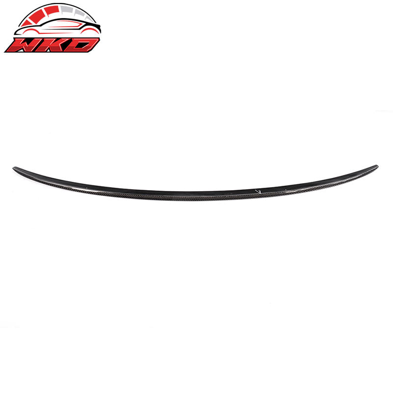 Fits 12-17 Audi A6 C7 Sedan S6 Style Rear Trunk Spoiler Wing Lip Carbon Fiber CF