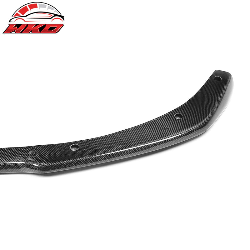 Fits 12-14 Audi A7 4G8 Sedan S-Line JC Style Front Bumper Lip Carbon Fiber CF