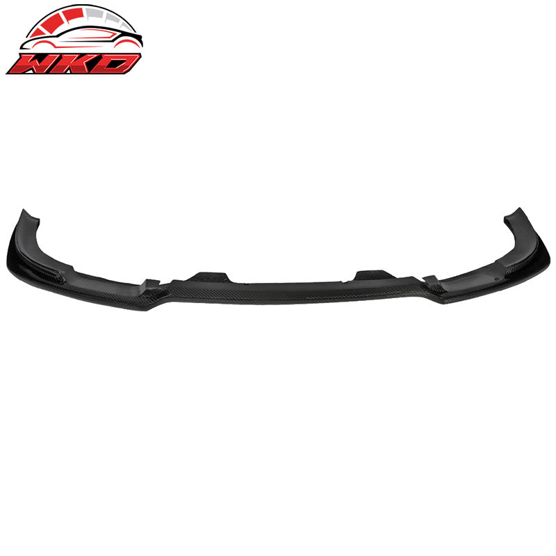 Fits 06-08 Audi A4 B7 Sedan 4Dr Front Bumper Lip Chin Spoiler Matte Carbon Fiber