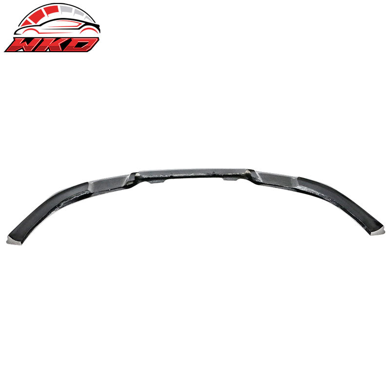 Fits 06-08 Audi A4 B7 Sedan 4Dr Front Bumper Lip Chin Spoiler Matte Carbon Fiber
