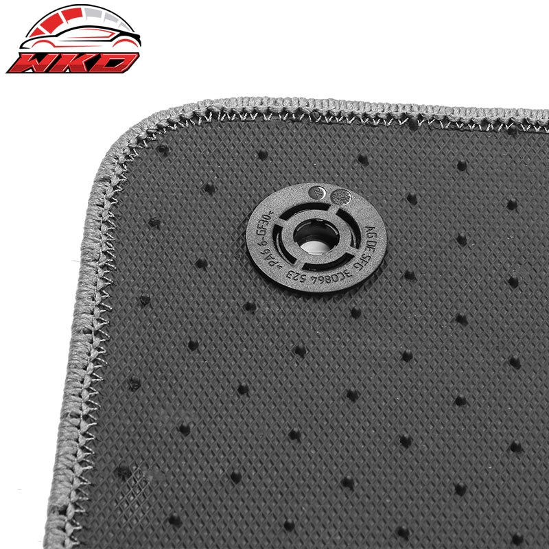 Fits 19-25 Audi Q3 F3 Nylon Car Floor Mats Liners Carpets 4PCS Set - Gray
