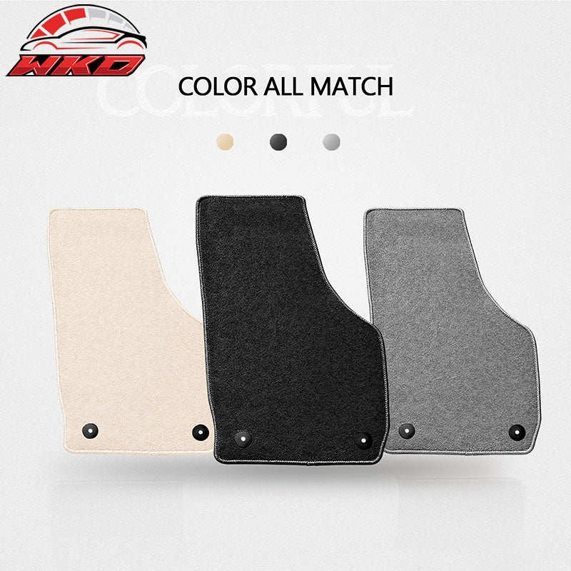 Fits 15-18 Audi Q3 Nylon Black Floor Mats Carpet 4PC Set