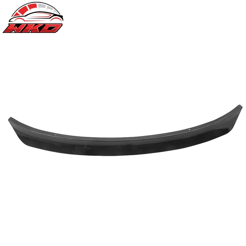 For 19-25 Audi Q3 IKON ABS Add-on Rear Trunk Spoiler Wing Lip Carbon Fiber Print