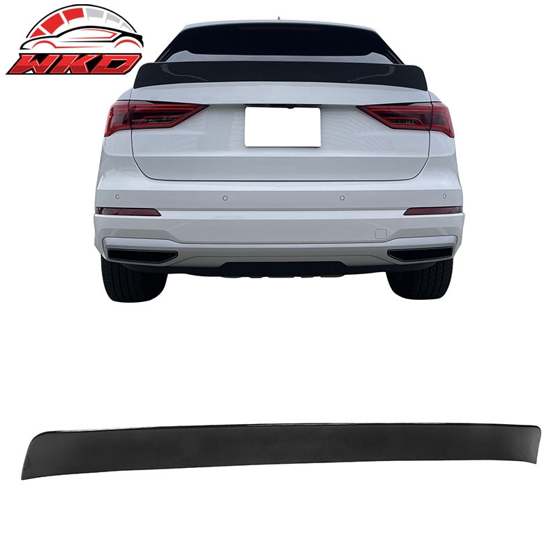 Wholesale 19-25 Audi Q3 IKON Style ABS Add-on Rear Trunk Spoiler Wing Lip Gloss Black