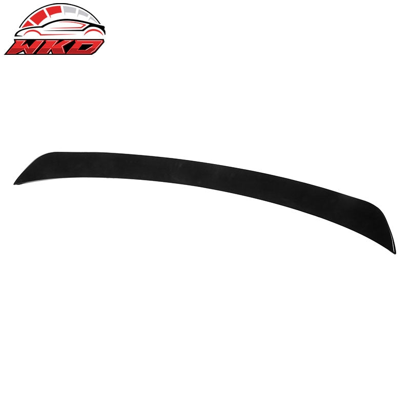 Fits 19-25 Audi Q3 IKON Style ABS Add-on Rear Trunk Spoiler Wing Lip Gloss Black
