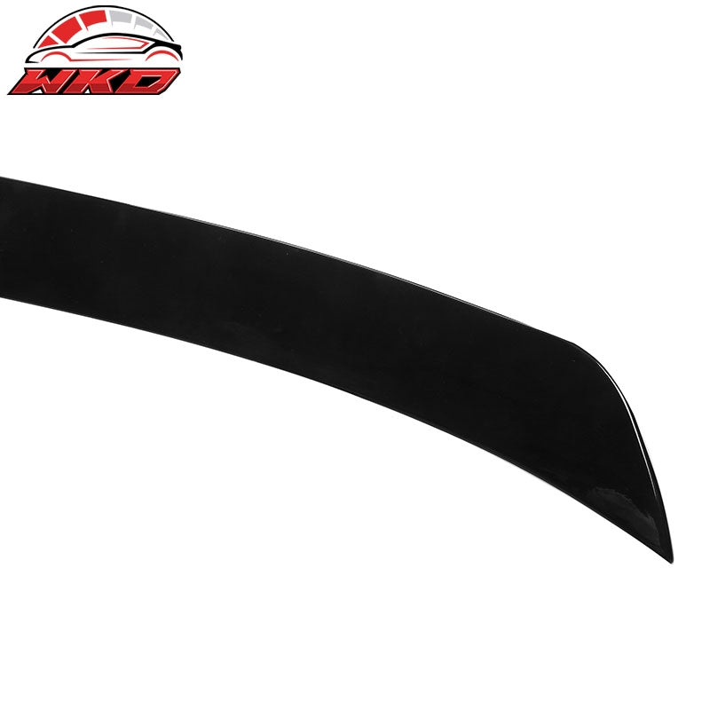 Fits 19-25 Audi Q3 IKON Style ABS Add-on Rear Trunk Spoiler Wing Lip Gloss Black