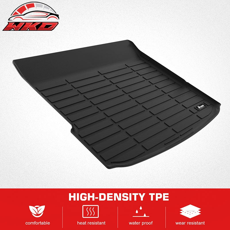 Fits 25-26 Audi Q6 SQ6 e-tron TPE All Weather Rear Cargo Area Trunk Tray Mats