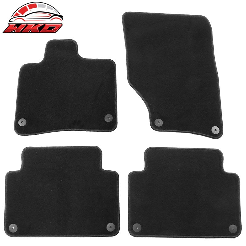 Wholesale 07-15 Audi Q7 Nylon Car Auto Floor Mats Liner Black Front Rear Carpets Set
