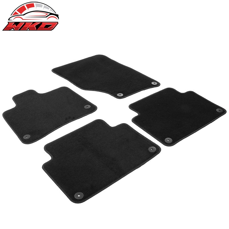 Fits 07-15 Audi Q7 Nylon Car Auto Floor Mats Liner Black Front Rear Carpets Set