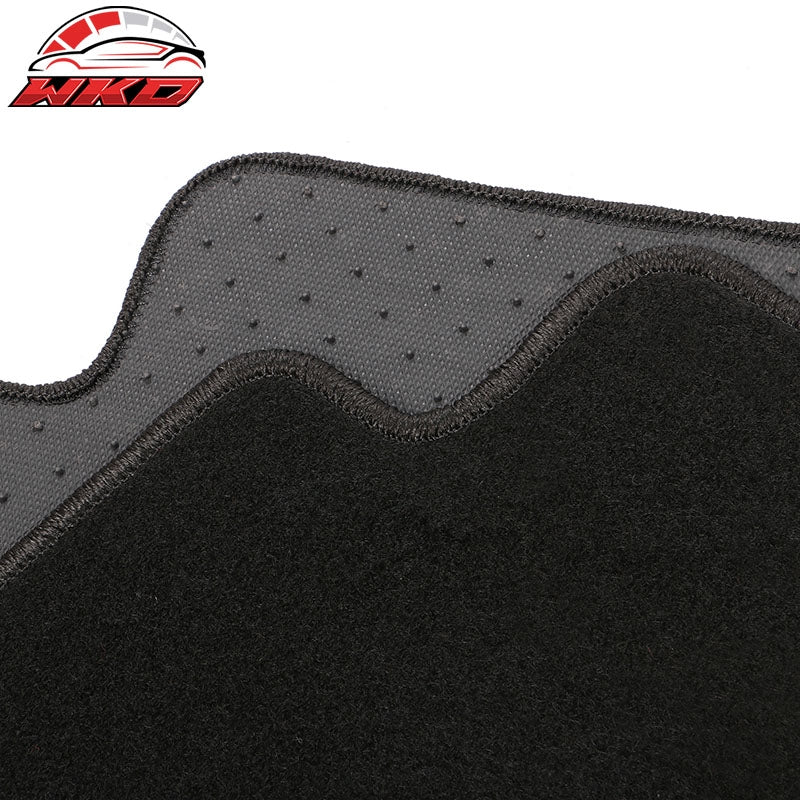 Fits 07-15 Audi Q7 Nylon Car Auto Floor Mats Liner Black Front Rear Carpets Set
