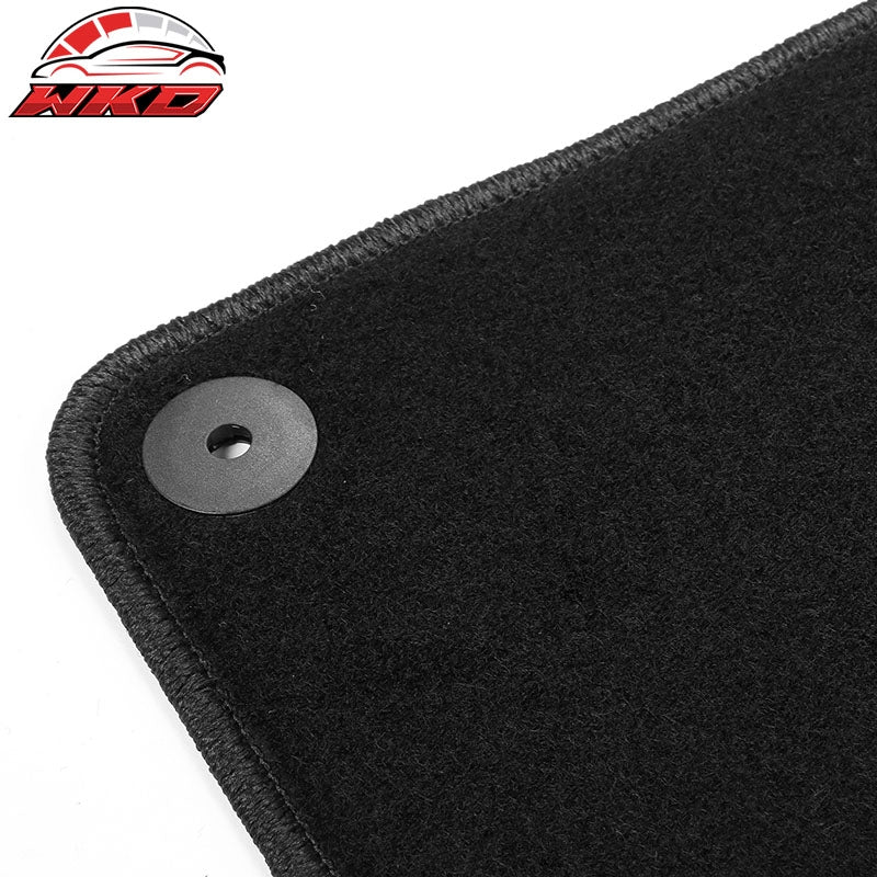 Fits 07-15 Audi Q7 Nylon Car Auto Floor Mats Liner Black Front Rear Carpets Set