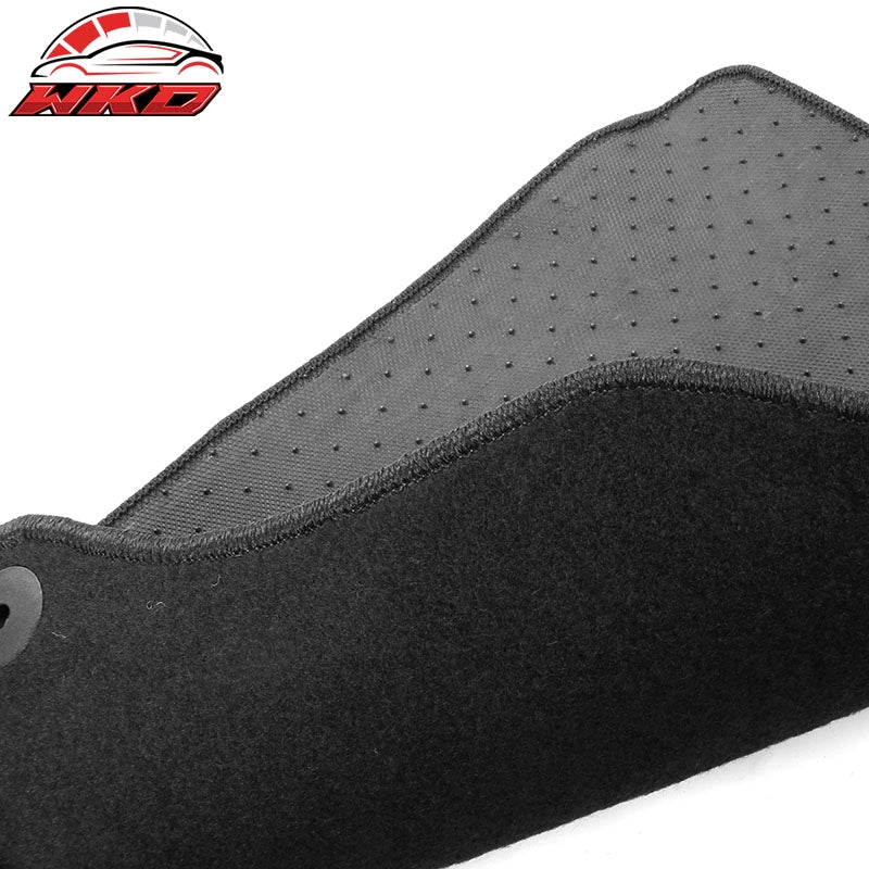 Fits 07-15 Audi Q7 Nylon Car Auto Floor Mats Liner Black Front Rear Carpets Set