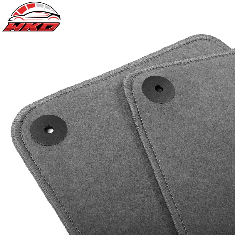 Fits 07-15 Audi Q7 Nylon Car Auto Floor Mats Liner Gray Front Rear Carpets Set