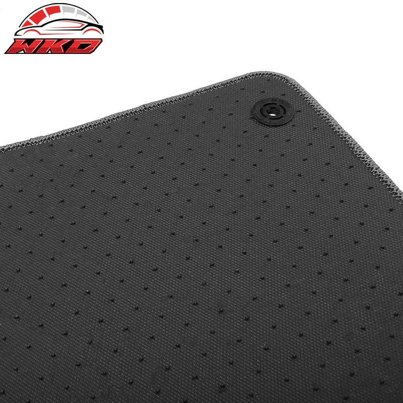 Fits 07-15 Audi Q7 Nylon Car Auto Floor Mats Liner Gray Front Rear Carpets Set