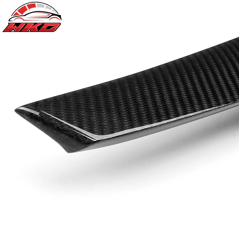 Fits 13-16 Audi A4 B8.5 M4 Style Rear Trunk Spoiler Lid Wing Lip CF Carbon Fiber
