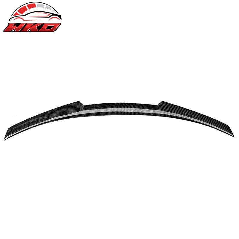 Fits 13-16 Audi A4 B8.5 M4 Style Rear Trunk Spoiler Lid Wing Lip CF Carbon Fiber