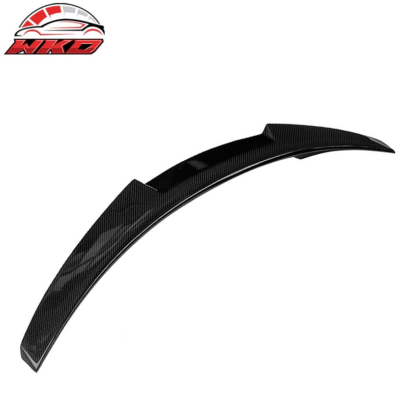 Fits 13-16 Audi A4 B8.5 M4 Style Rear Trunk Spoiler Lid Wing Lip CF Carbon Fiber