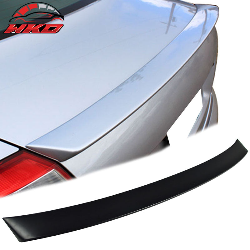 Fits 02-05 Audi A4 B6 4Dr Sedan ABT Style Rear Trunk Spoiler Wing Unpainted ABS