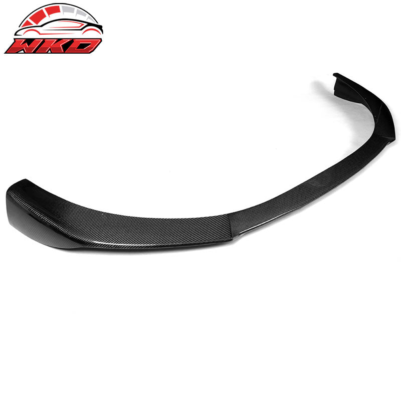 Fits 15-17 Audi S3 8V Sedan JC Style Front Bumper Lip Spoiler Matte Carbon Fiber