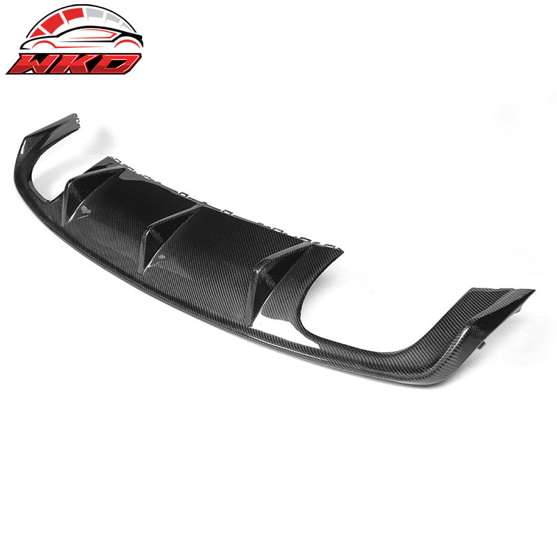 Fits 13-16 Audi S3 8V Sedan OE Style Rear Bumper Lip Diffuser Matte Carbon Fiber