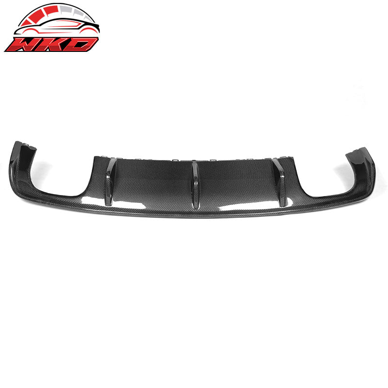 Fits 13-16 Audi S3 8V Sedan OE Style Rear Bumper Lip Diffuser Matte Carbon Fiber