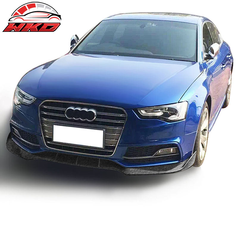 12-16 Audi S5 Facelift B8 Forged Carbon Fiber Front Bumper Lip