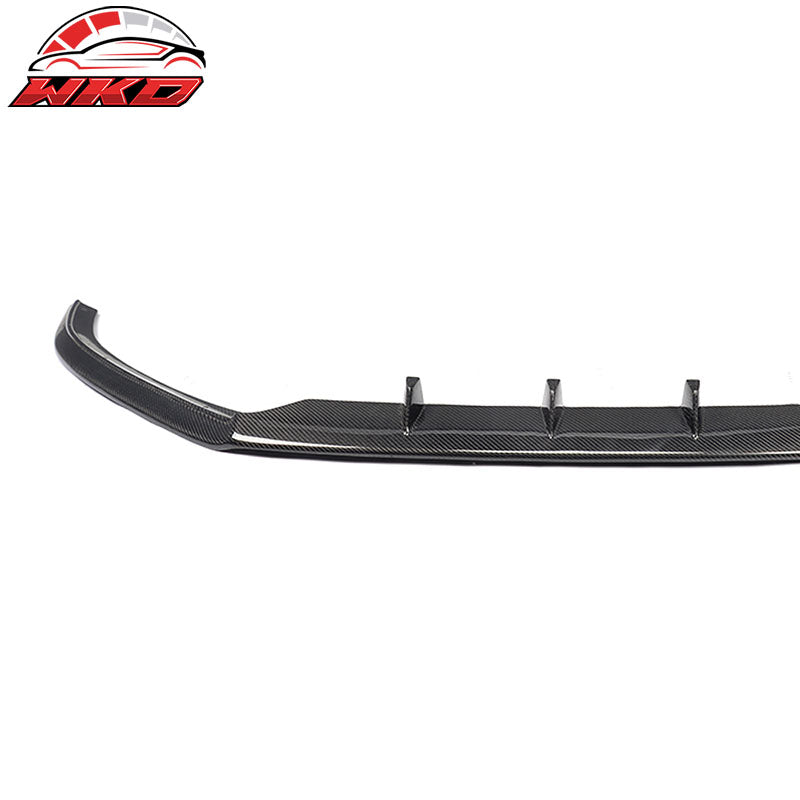 Fits 13-16 Audi S5 8V Coupe JC Style Front Bumper Lip Spoiler Carbon Fiber CF