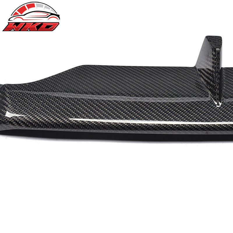 Fits 13-16 Audi S5 8V Coupe JC Style Front Bumper Lip Spoiler Carbon Fiber CF
