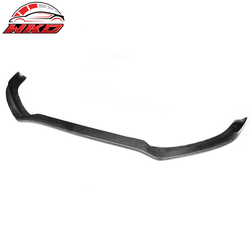Fits 13-17 Audi S5 B8.5 Coupe DV Style Front Bumper Lip - Matte Carbon Fiber