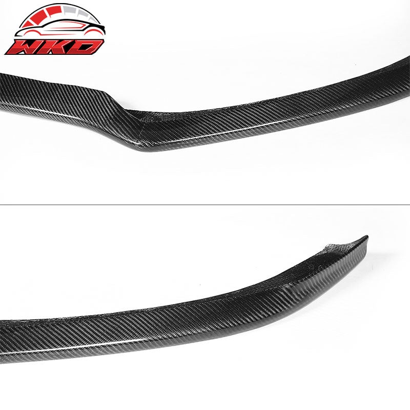 Fits 13-17 Audi S5 B8.5 Coupe DV Style Front Bumper Lip - Matte Carbon Fiber