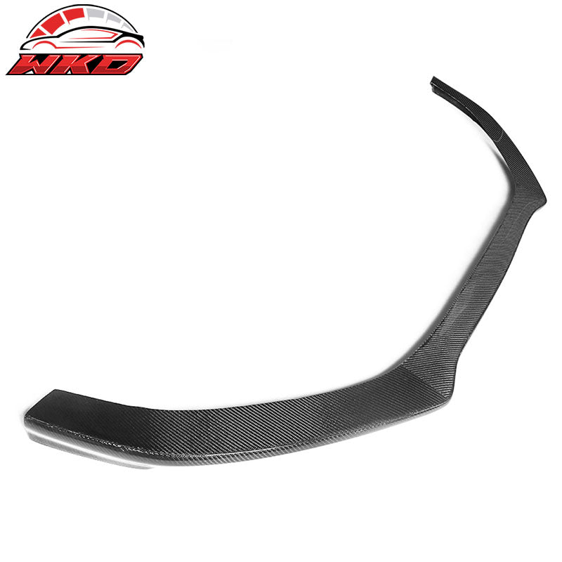 Fits 13-17 Audi S5 B8.5 Coupe DV Style Front Bumper Lip - Carbon Fiber CF