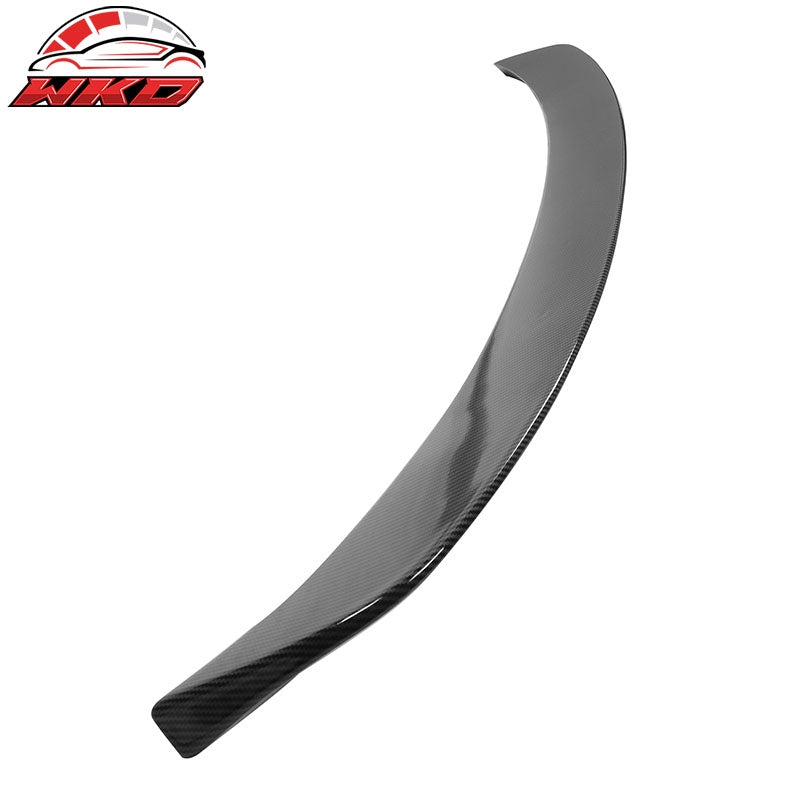 Fits 18-25 Audi SQ5 Q5 PHEV DuckBill ABS Add-on Trunk Spoiler Carbon Fiber Print