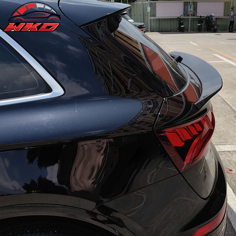 Wholesale 18-25 Audi SQ5 Q5 PHEV DuckBill ABS Add-on Trunk Spoiler Lip - Gloss Black - Wikond Auto