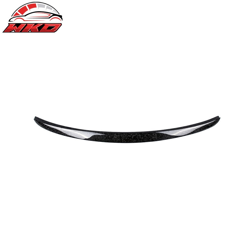 Fits 17-25 Audi A4 B9 Sedan 4Dr S4 Style Trunk Spoiler Forged Matte Carbon Fiber