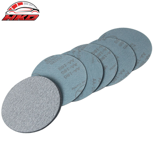 100PC 5Inch 127mm 180 Grit Auto Sanding Disc No Hole Sandpaper Sheets Sand Paper | Wholesale