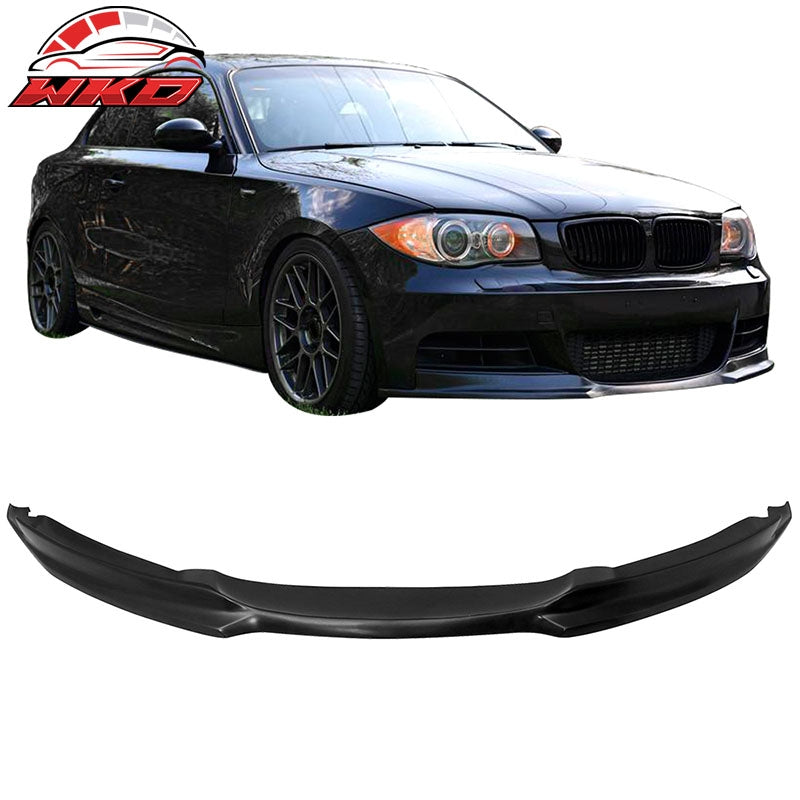 Wholesale 08-13 BMW 1 Series E82 E88 M Sport Front Bumper Lip Spoiler Unpainted PU