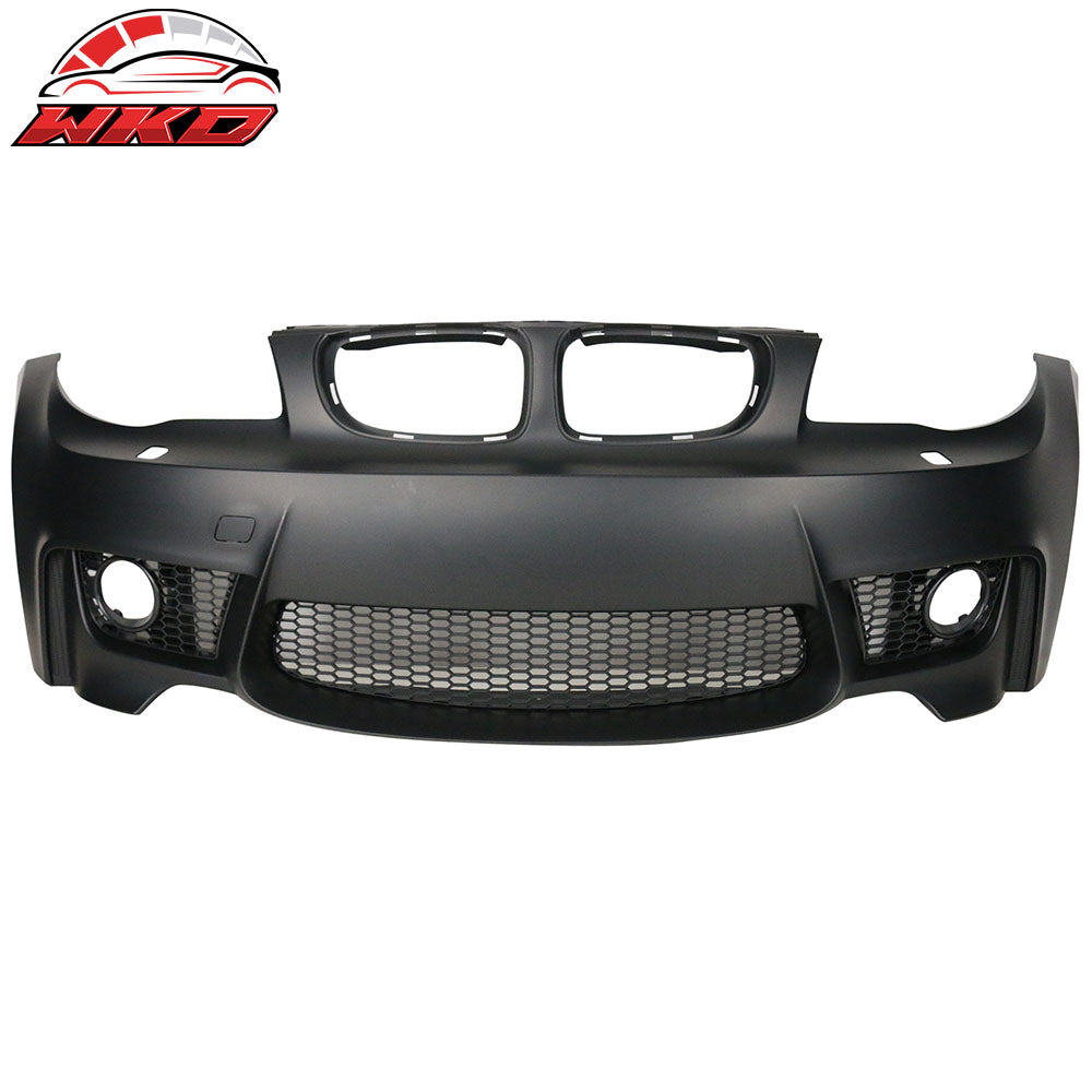 Fits 07-13 BMW 1 Series E82 E87 1M Style No PDC Front Bumper Cover Conversion PP