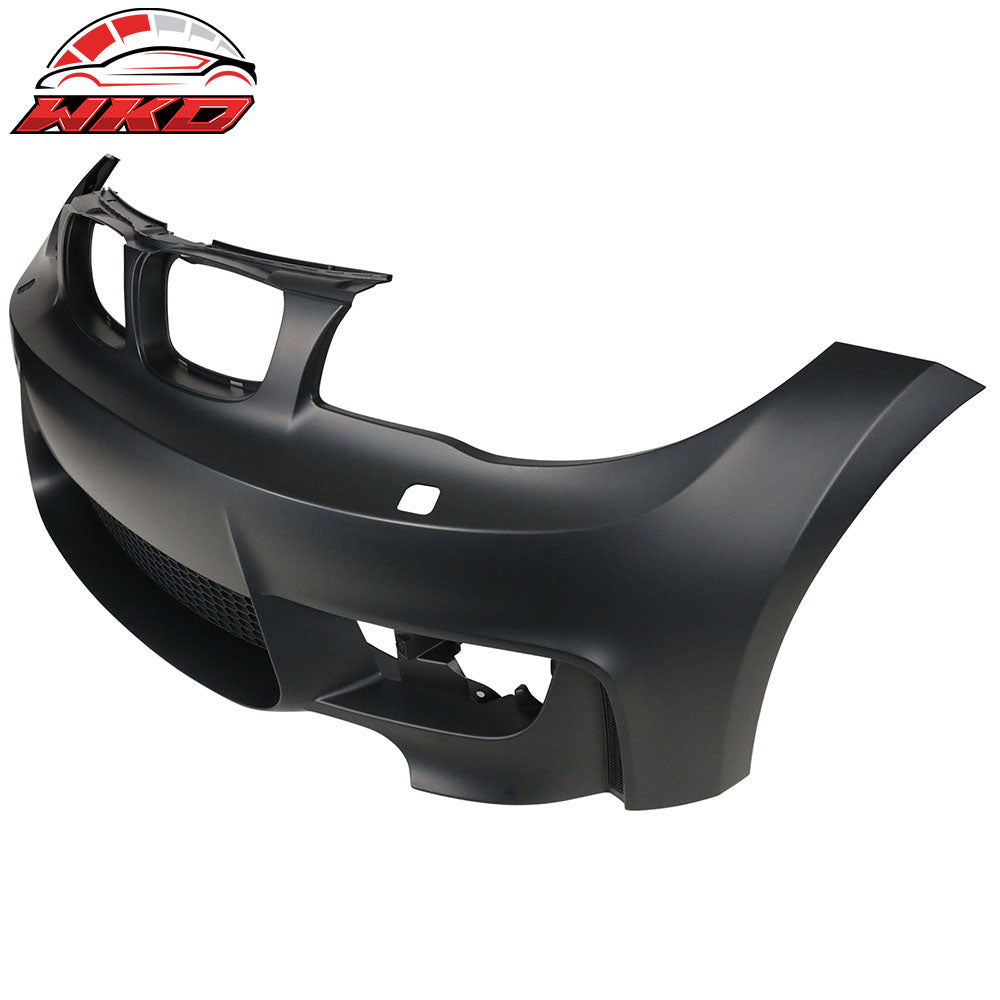 Fits 07-13 BMW 1 Series E82 E87 1M Style No PDC Front Bumper Cover Conversion PP
